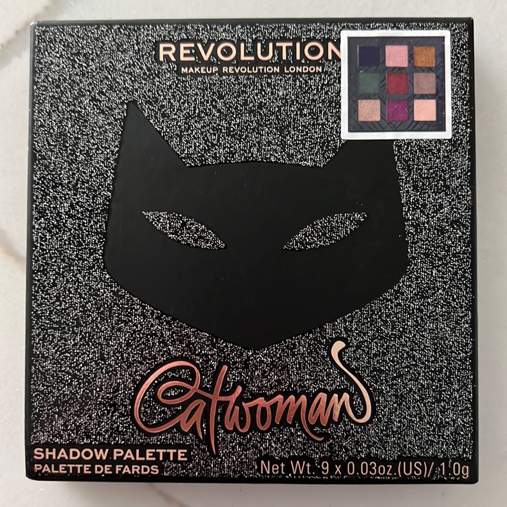 Revolution cosmetics Catwoman eye shadow palette
